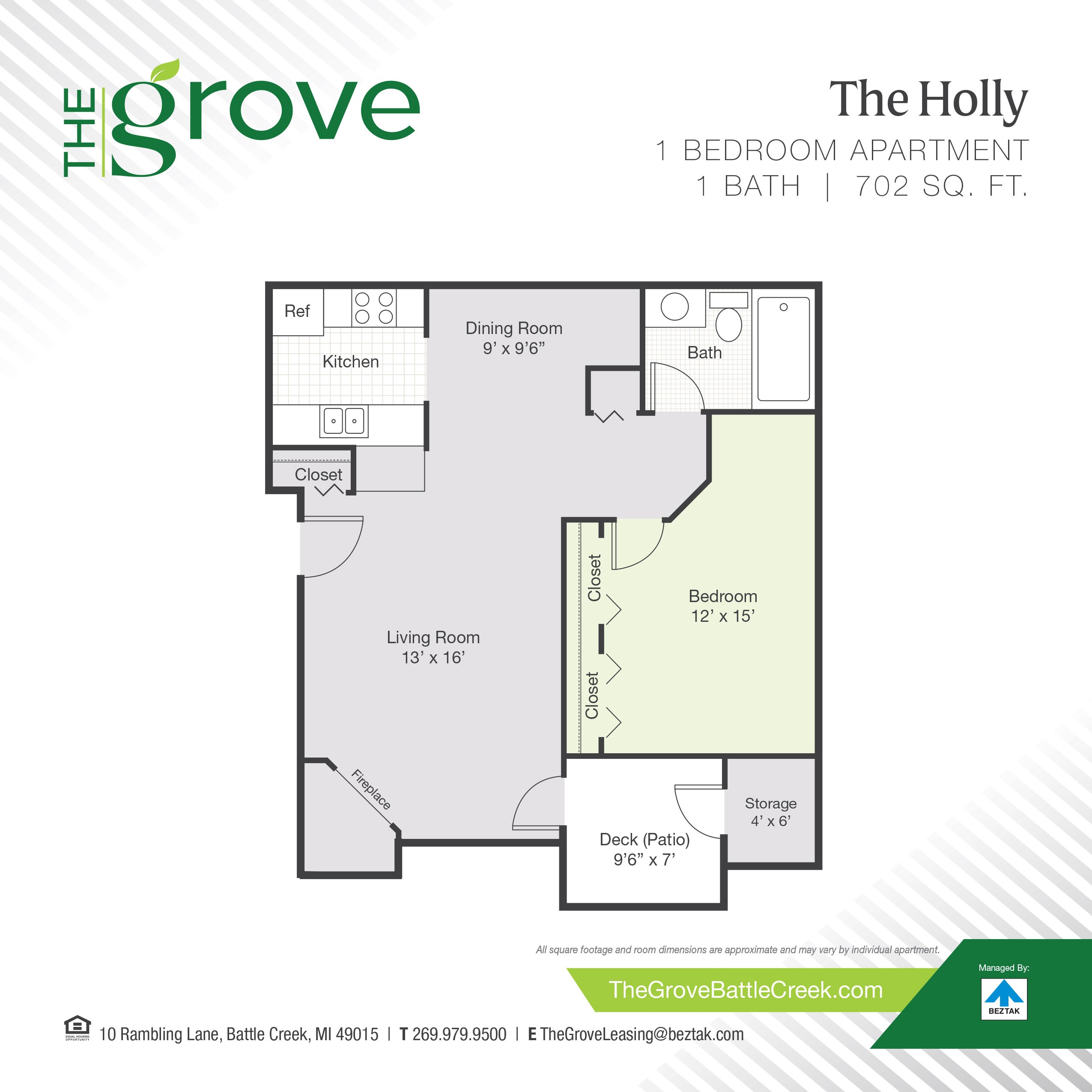 The Holly floor plan